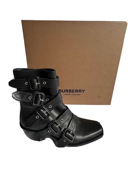 burberry albertina boots|Burberry Albertina Moto Biker Boots .